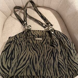 Baggallini Zebra Print Shoulder Bag